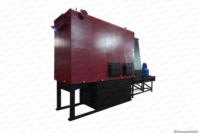 Котел твердотопливный на опилках 1.16 МВт