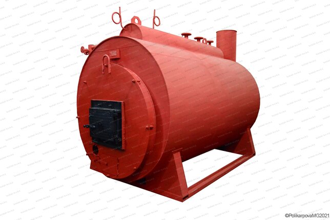 Паровой угольный котел 0.3 тонны в час с температурой 170 С