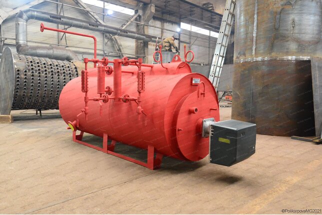 Котел промышленный паровой на мазуте и отработке 300 кг с температурой 115 С